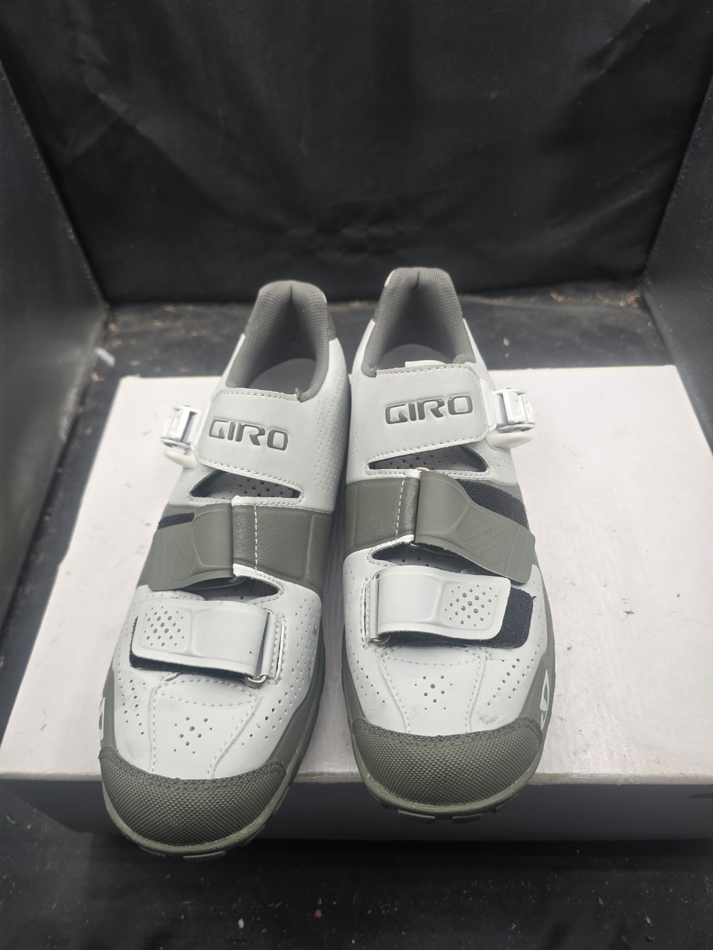 Giro Women's White & Olive Cycling Shoes
